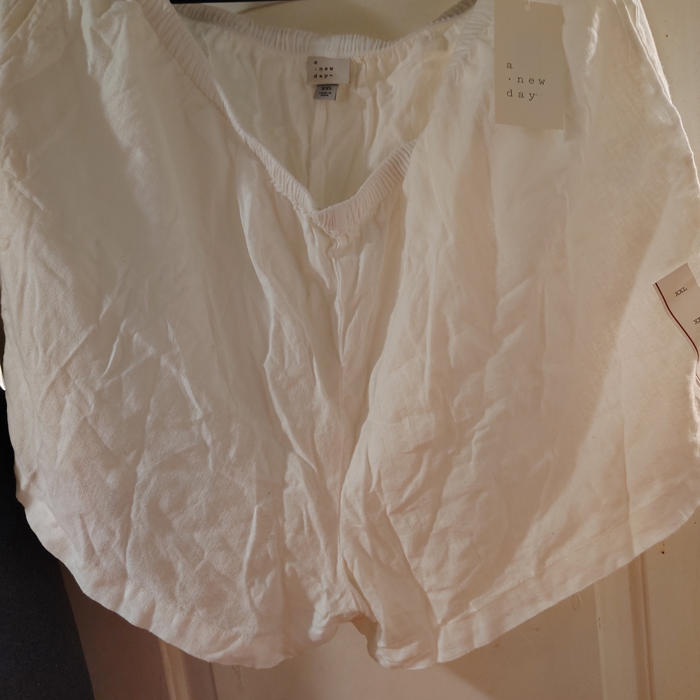 A New Day White Blouse
